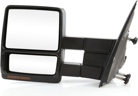 2007-2014 F-150 Tow Mirrors - Power/Heated/Signal/Puddle Lamps - Driver Side